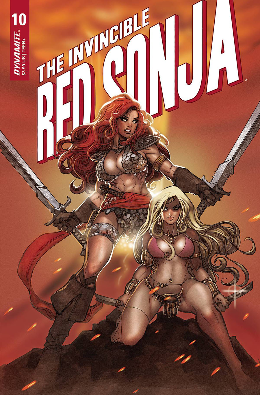 Invincible Red Sonja #10 Cover N Variant Moritat Cover