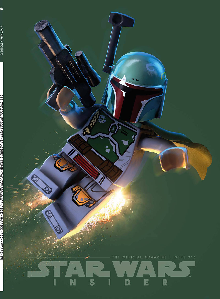Star Wars Insider #213 October 2022 Variant Lego Boba Fett Cover