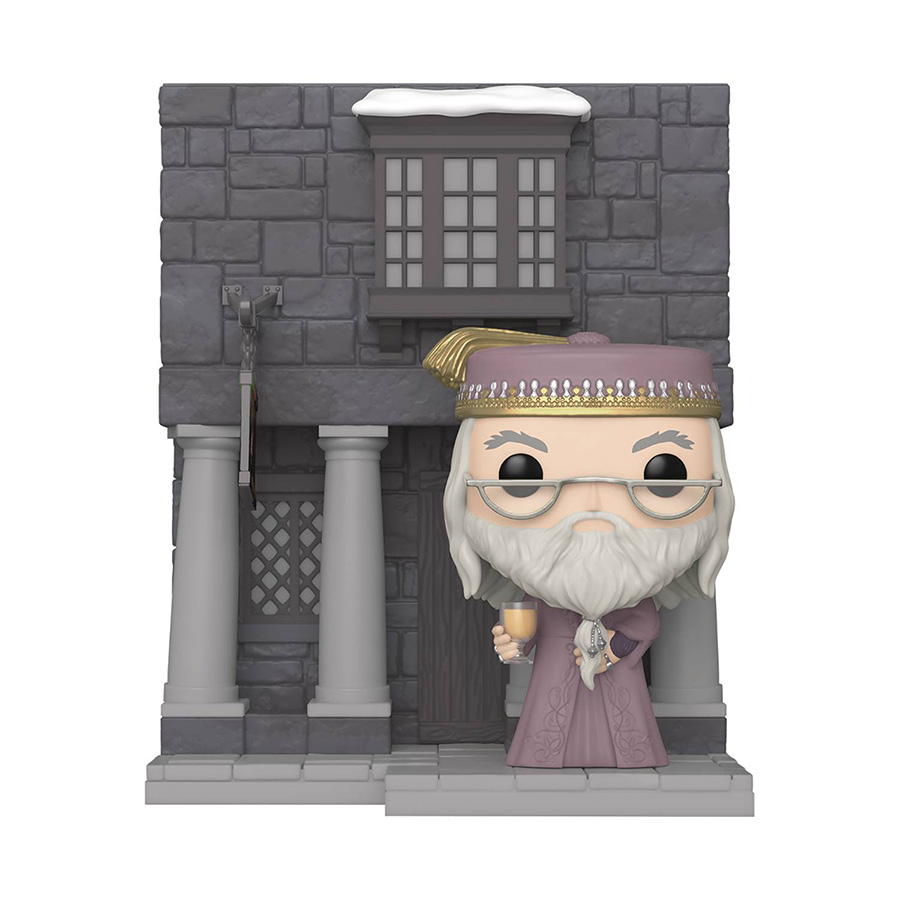 POP Deluxe Harry Potter Hogsmeade Hogs Head With Dumbledore Vinyl Figure