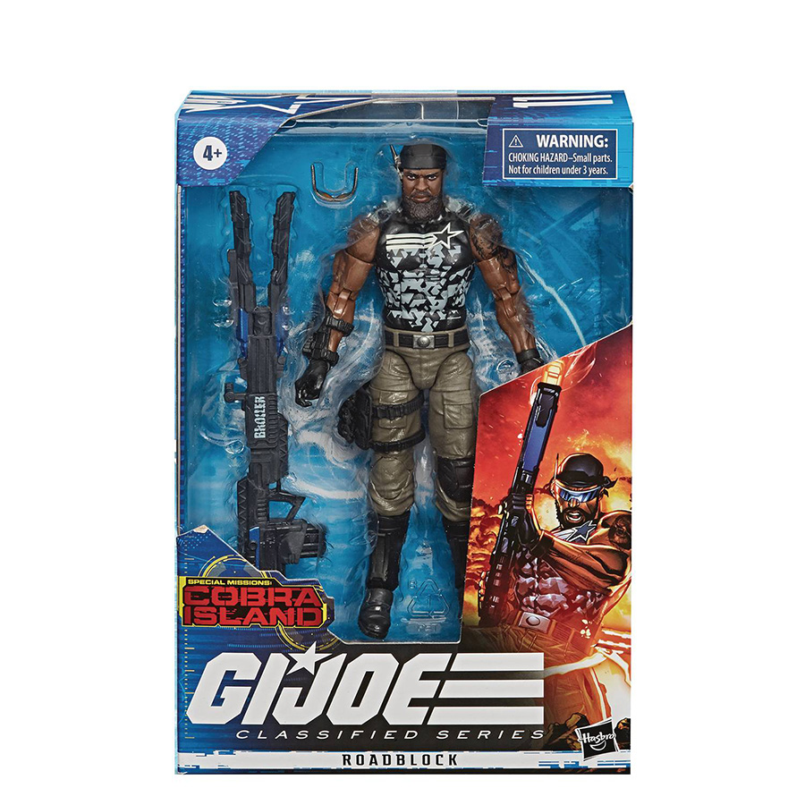 GI Joe Classified Series Road Block 6-Inch Action Figure