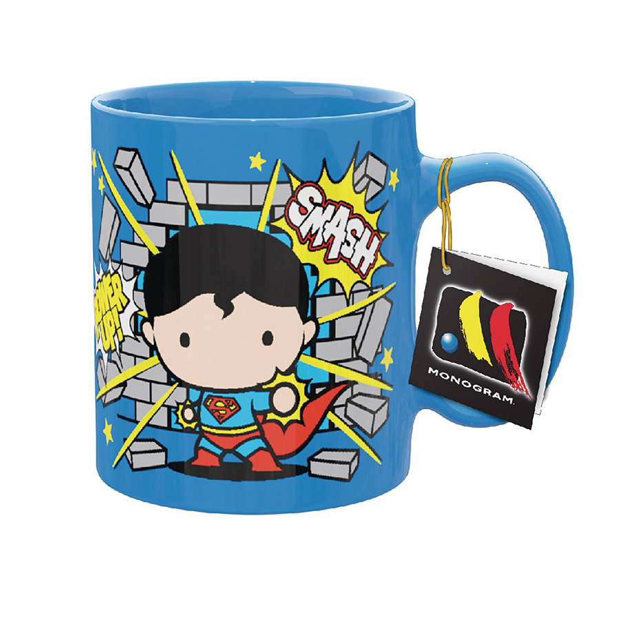 DC Heroes 11-Ounce Mug - Superman Chibi Blue