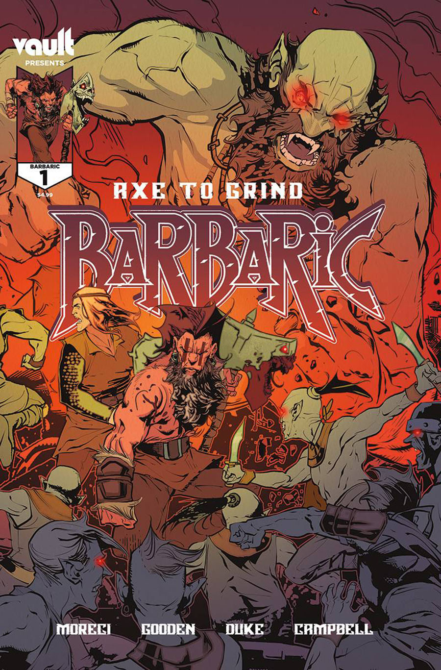 Barbaric Axe To Grind #1 Cover I 2nd Ptg