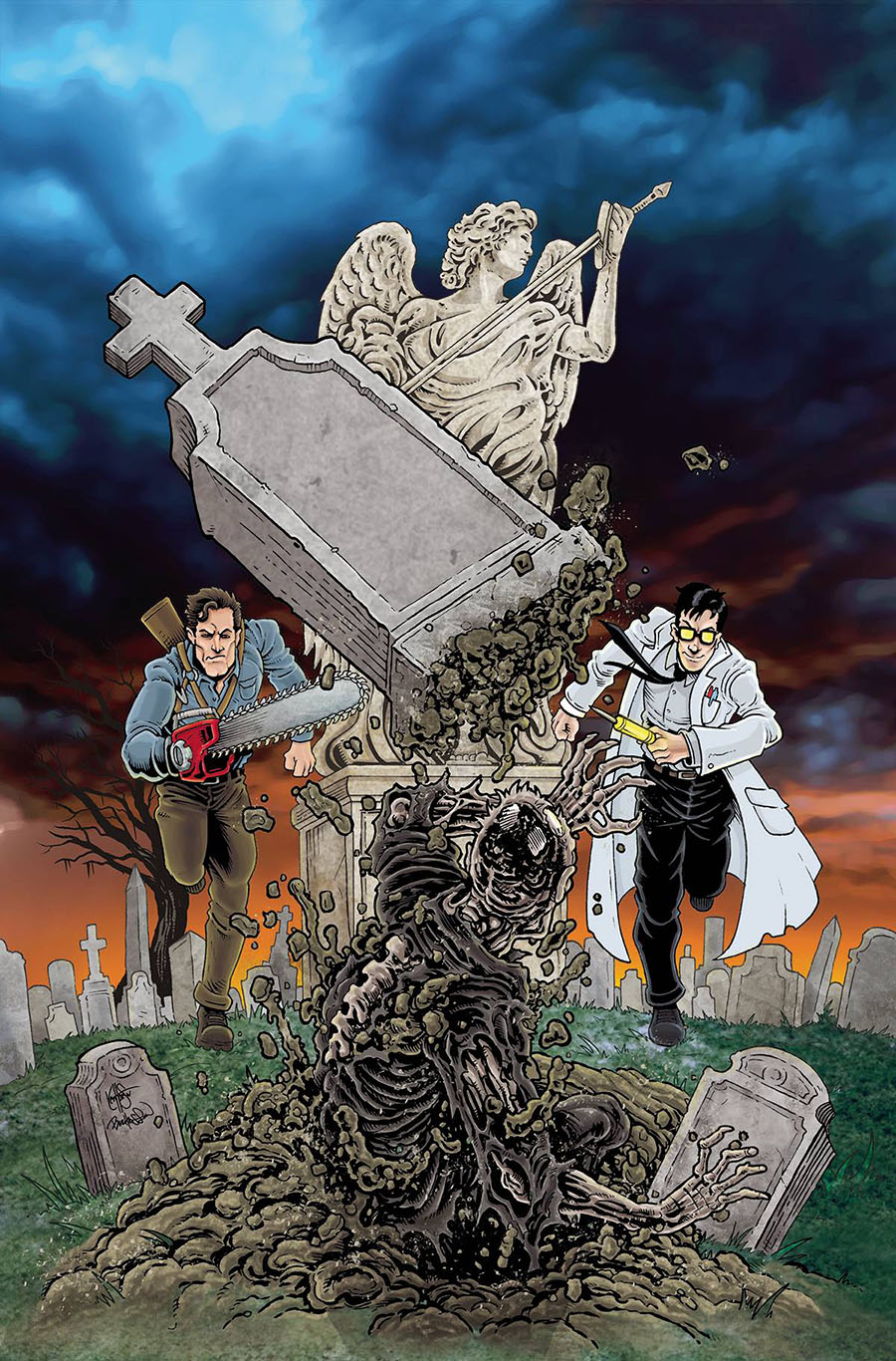 Army Of Darkness vs Reanimator Necronomicon Rising #3 Cover M Incentive Ken Haeser Virgin Cover