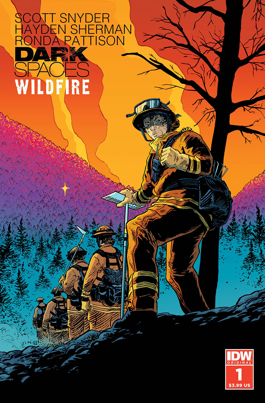 Dark Spaces Wildfire #1 Cover F 2nd Ptg Hayden Sherman Variant Cover