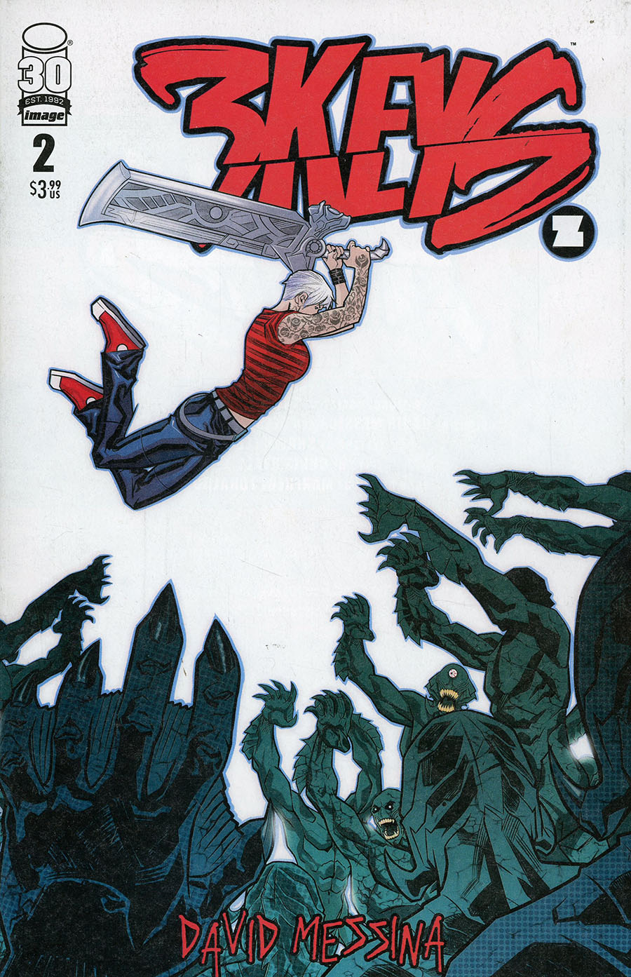 3Keys #2 Cover A Regular David Messina Cover