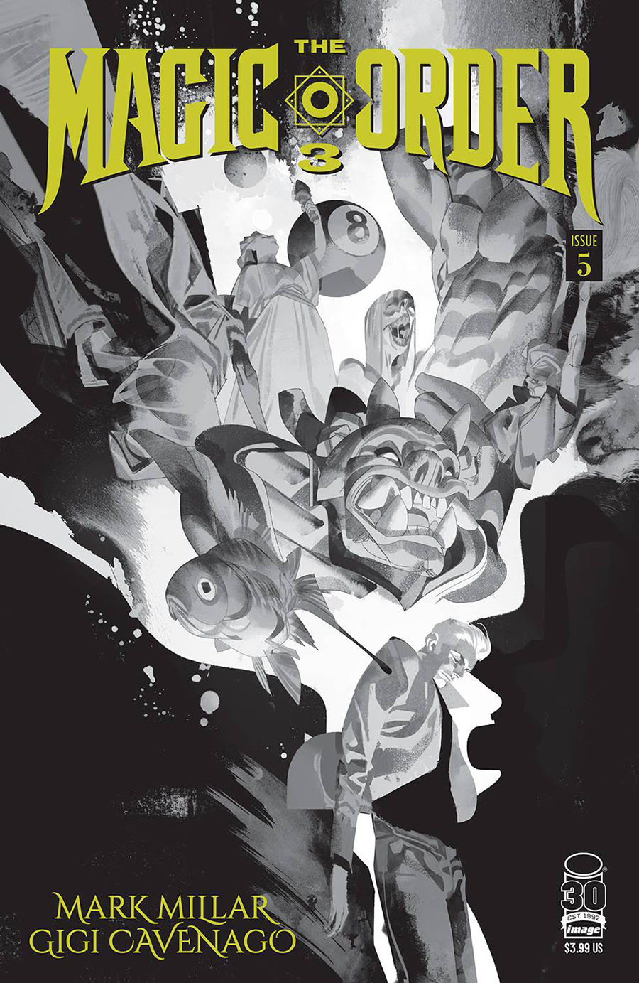 Magic Order 3 #5 Cover B Variant Gigi Cavenago Black & White Cover