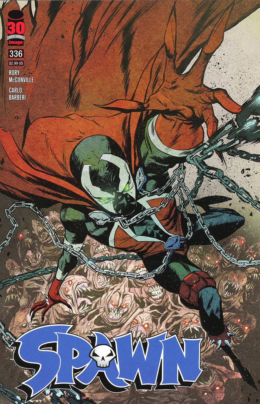 Spawn #336 Cover A Regular Sanford Greene Cover