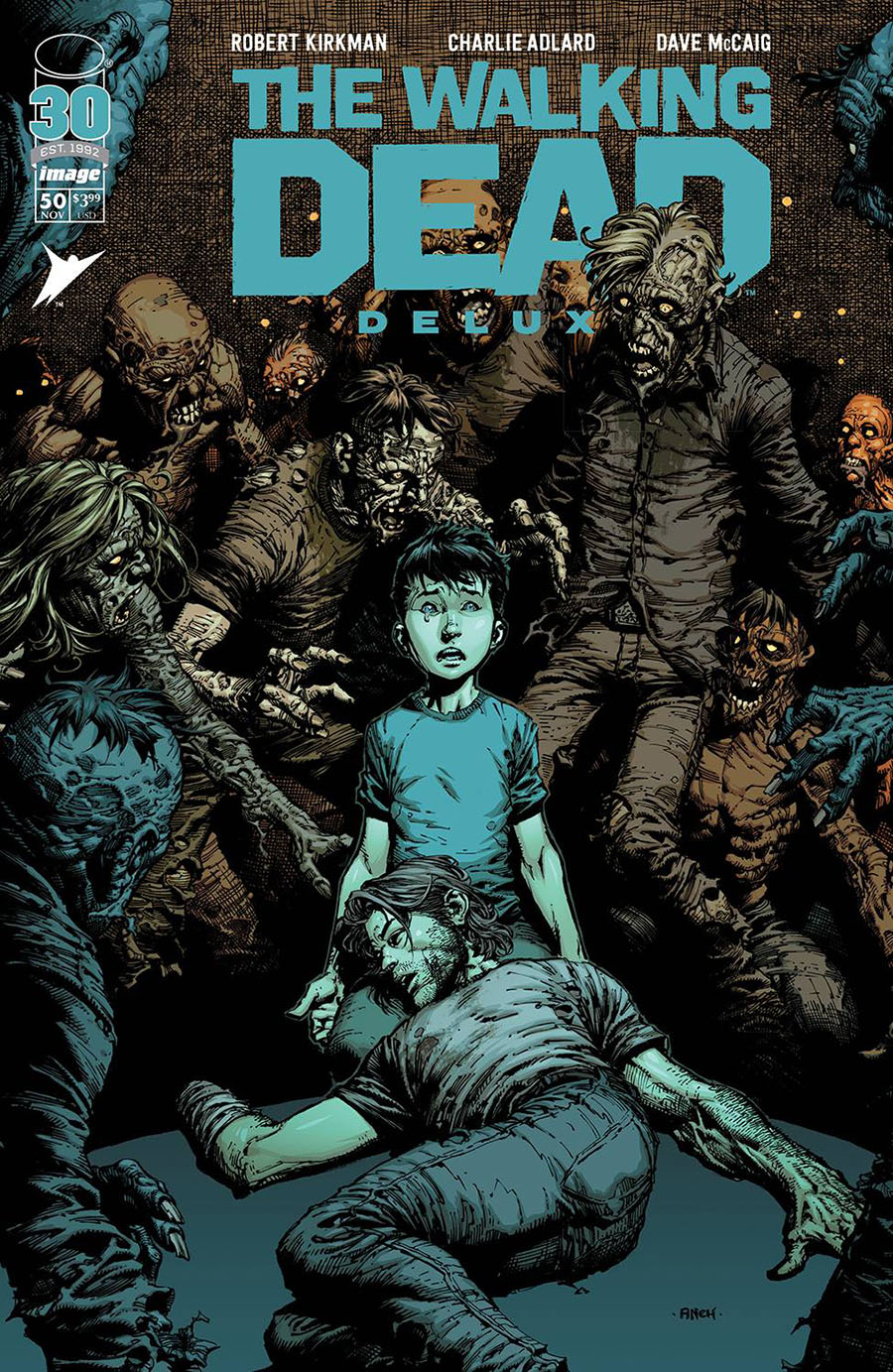 Walking Dead Deluxe #50 Cover A Regular David Finch & Dave McCaig Cover