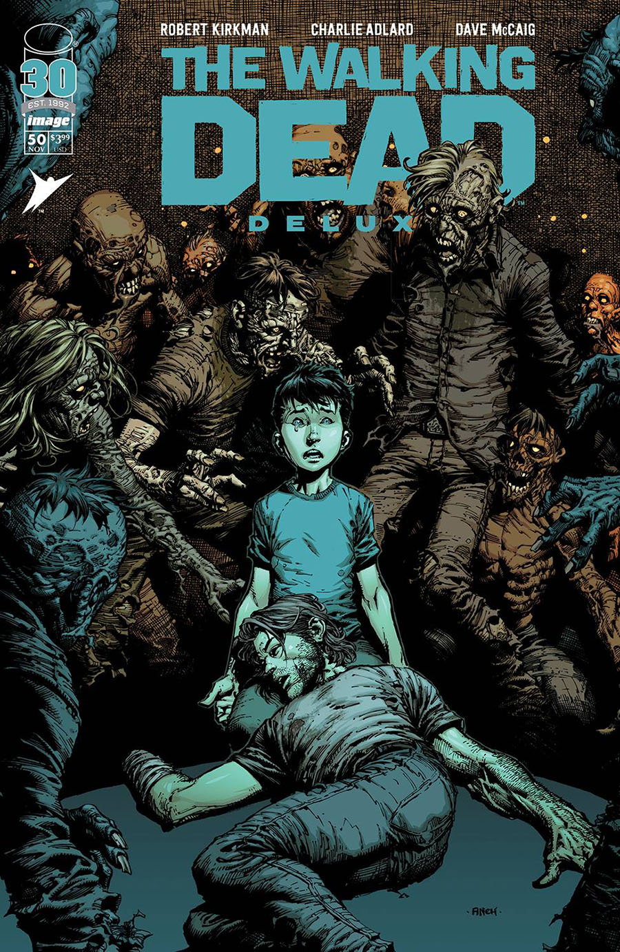 Walking Dead Deluxe #50 Cover A Regular David Finch & Dave McCaig Cover
