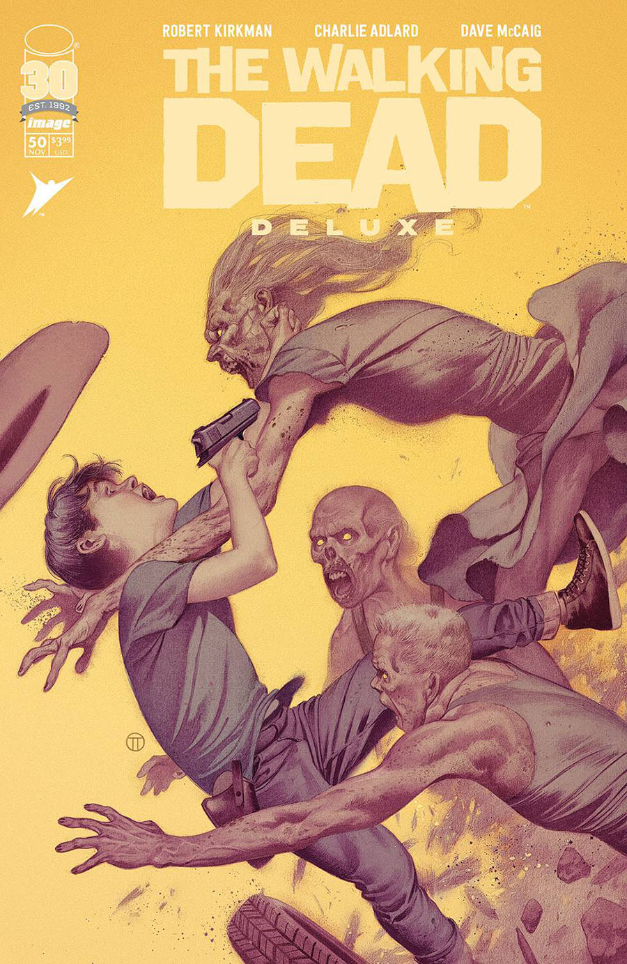 Walking Dead Deluxe #50 Cover D Variant Julian Totino Tedesco Cover