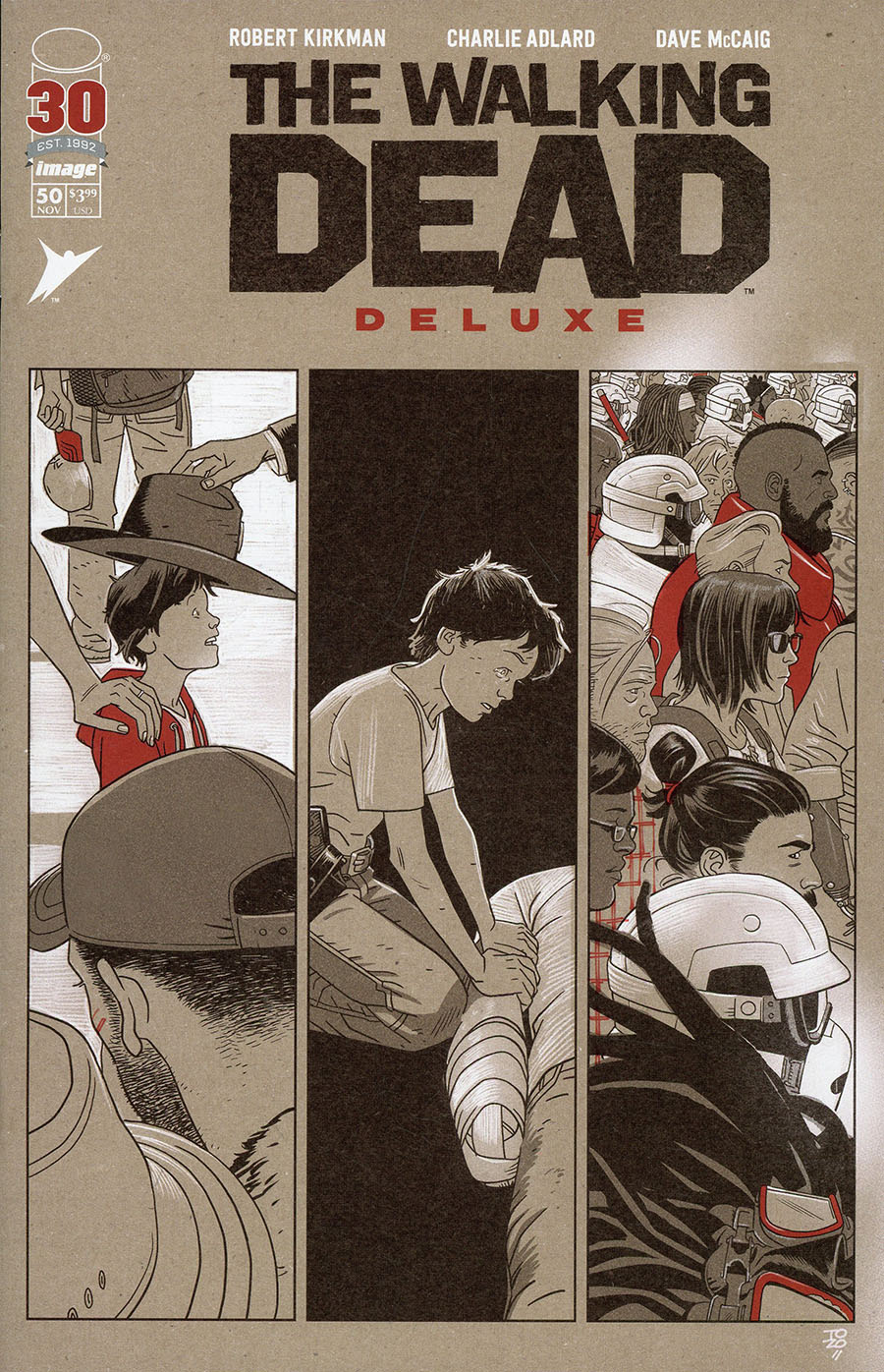 Walking Dead Deluxe #50 Cover F Variant Tonci Zonjic Cover