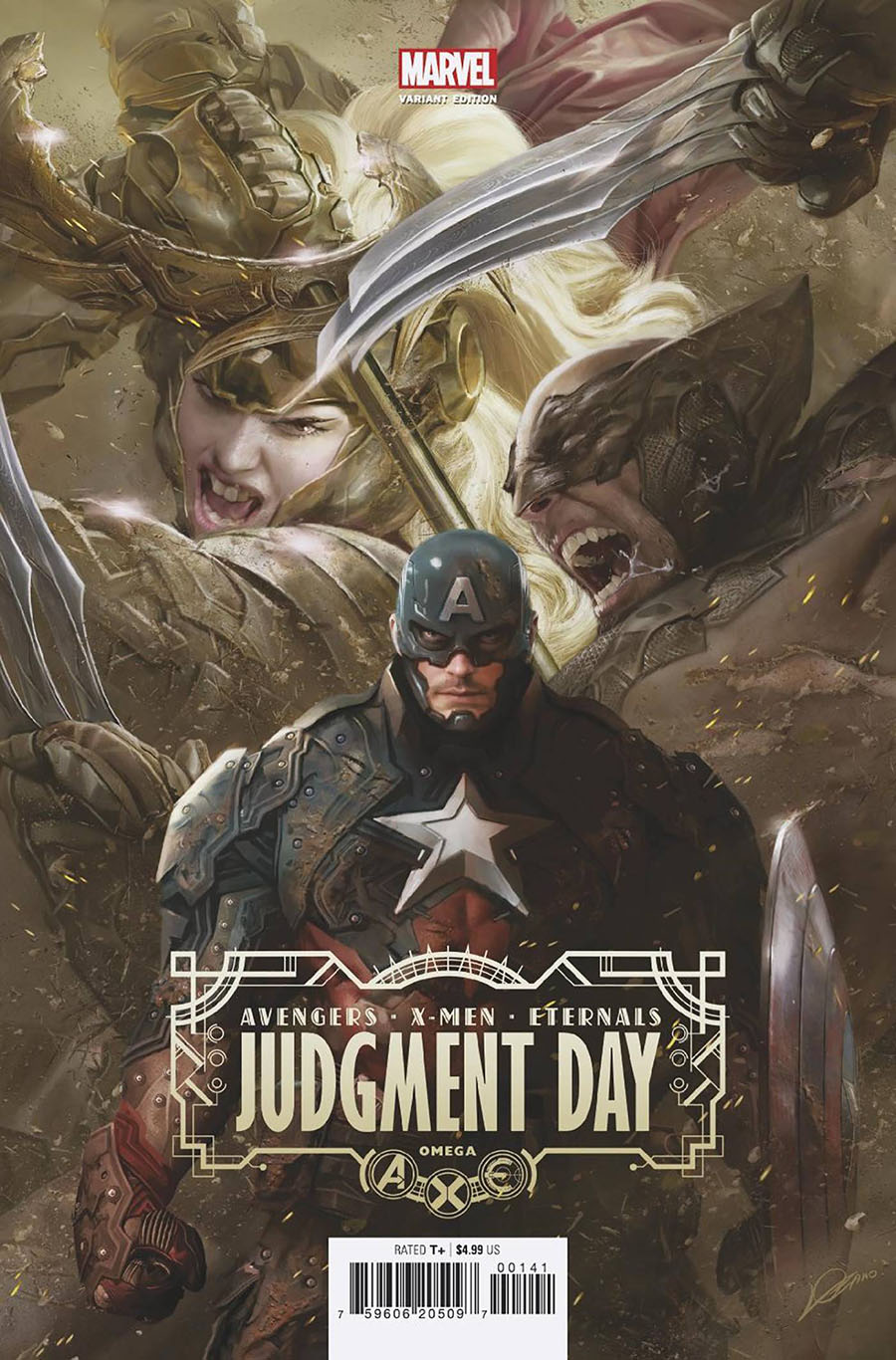 A.X.E. Judgment Day Omega #1 (One Shot) Cover C Variant Alexander Lozano Cover