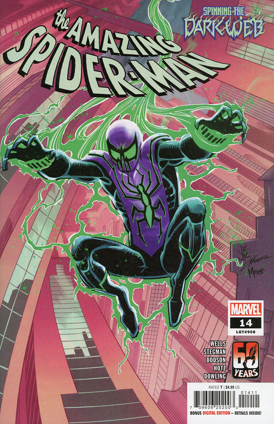 Amazing Spider-Man Vol 6 #14 Cover A Regular John Romita Jr Cover (Dark Web Prelude)