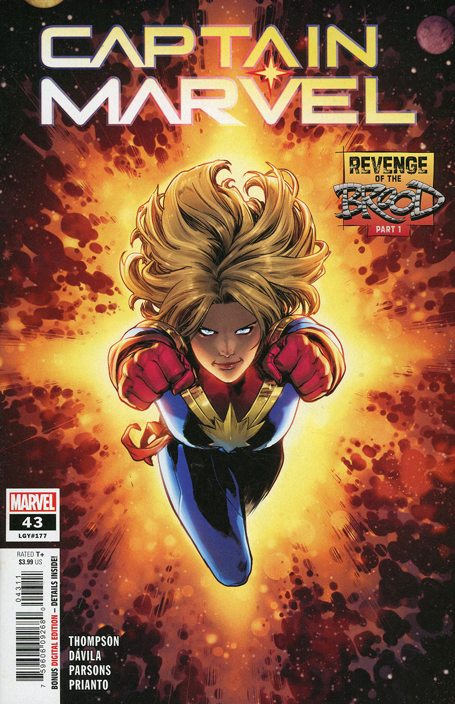 Captain Marvel Vol 9 #43 Cover A Regular Juan Frigeri Cover