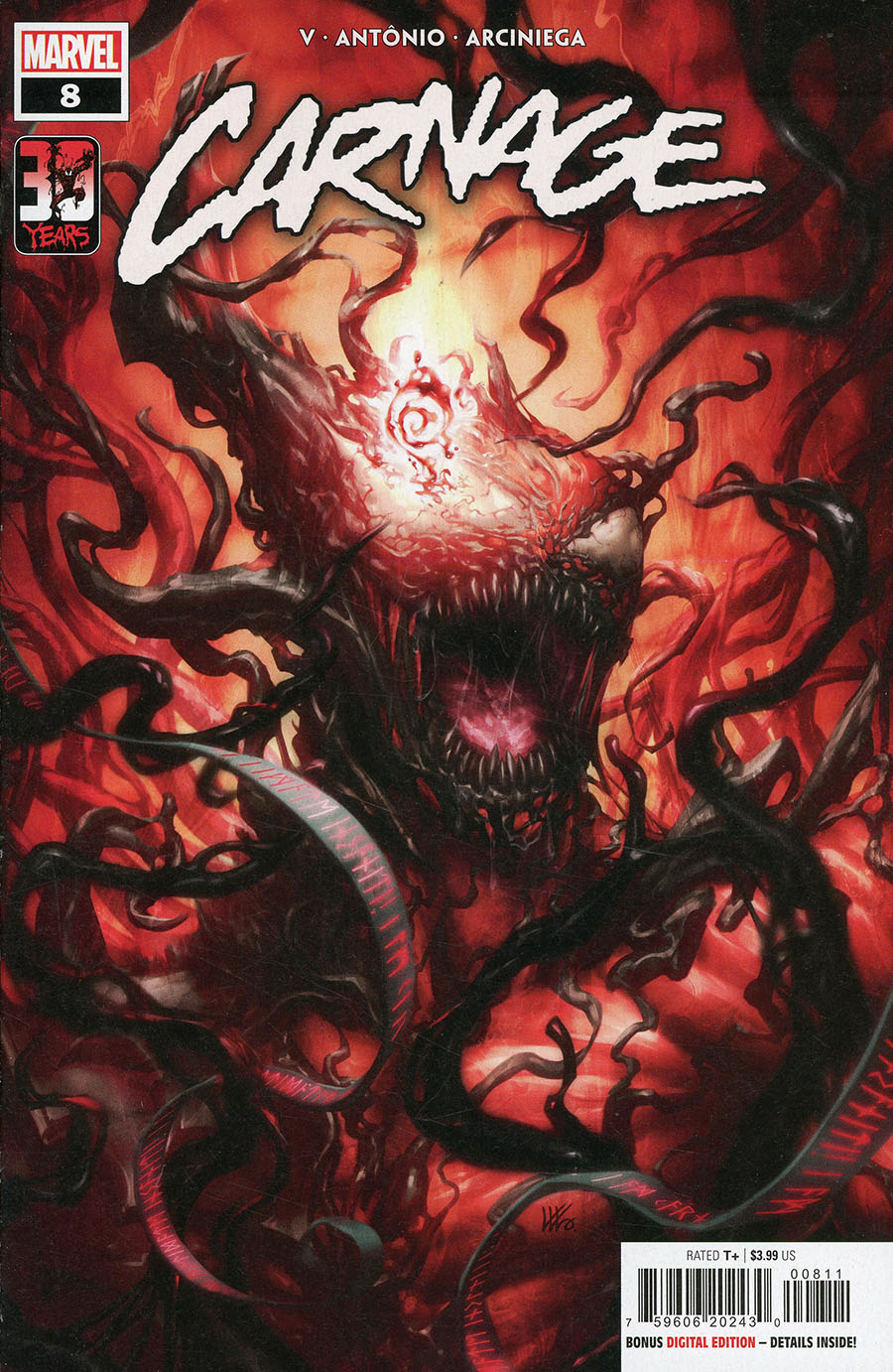 Carnage Vol 3 #8 Cover A Regular Kendrick kunkka Lim Cover