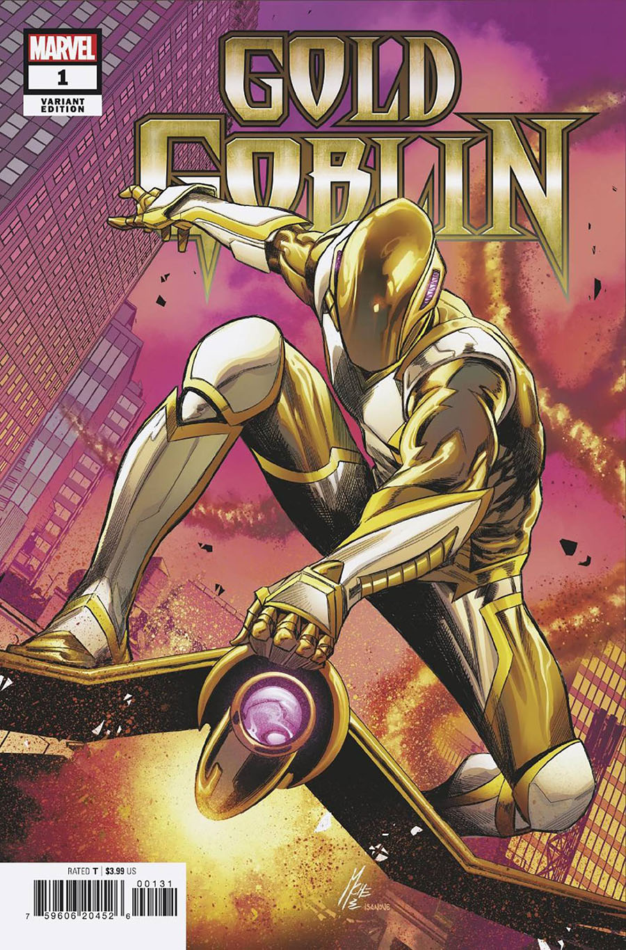 Gold Goblin #1 Cover C Variant Marco Checchetto Gold Goblin Cover (Dark Web Tie-In)