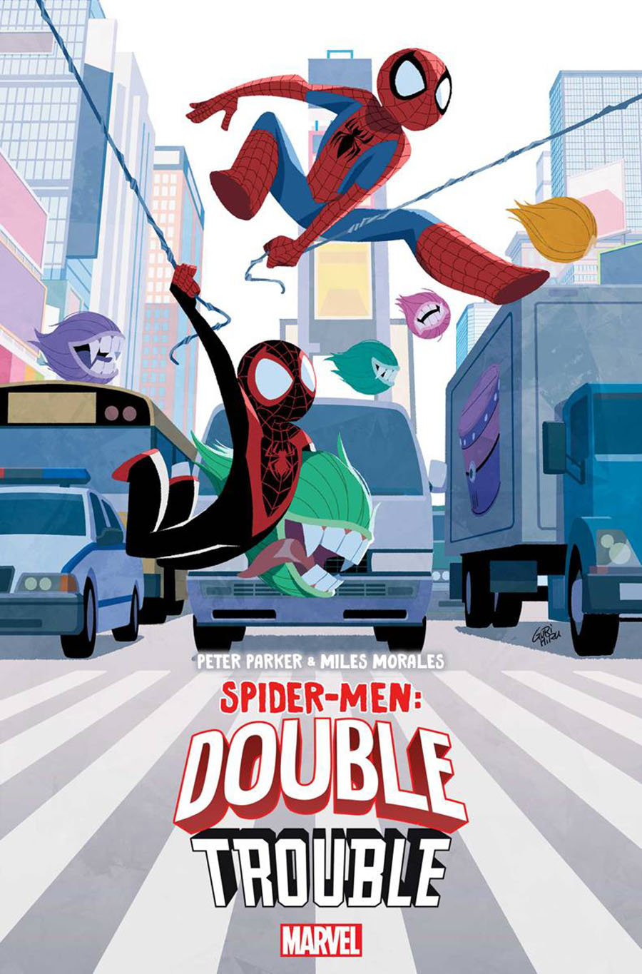 Peter Parker & Miles Morales Spider-Men Double Trouble #1 Cover A Regular Gurihiru Cover