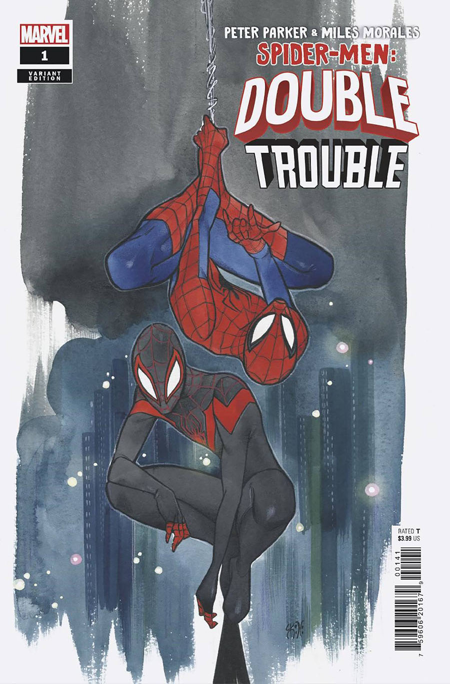 Peter Parker & Miles Morales Spider-Men Double Trouble #1 Cover C Variant Peach Momoko Cover