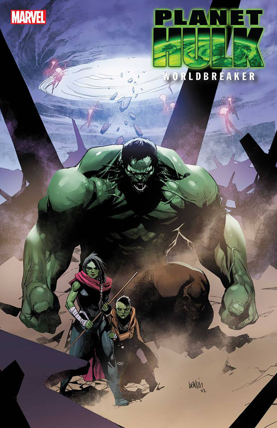 Planet Hulk Worldbreaker #1 Cover B Variant Leinil Francis Yu Cover