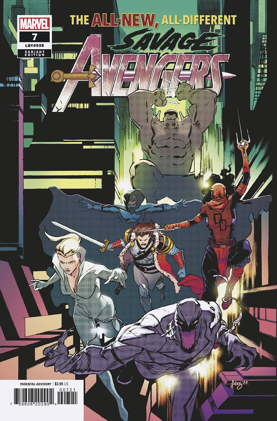 Savage Avengers Vol 2 #7 Cover B Variant Javi Fernandez Cover