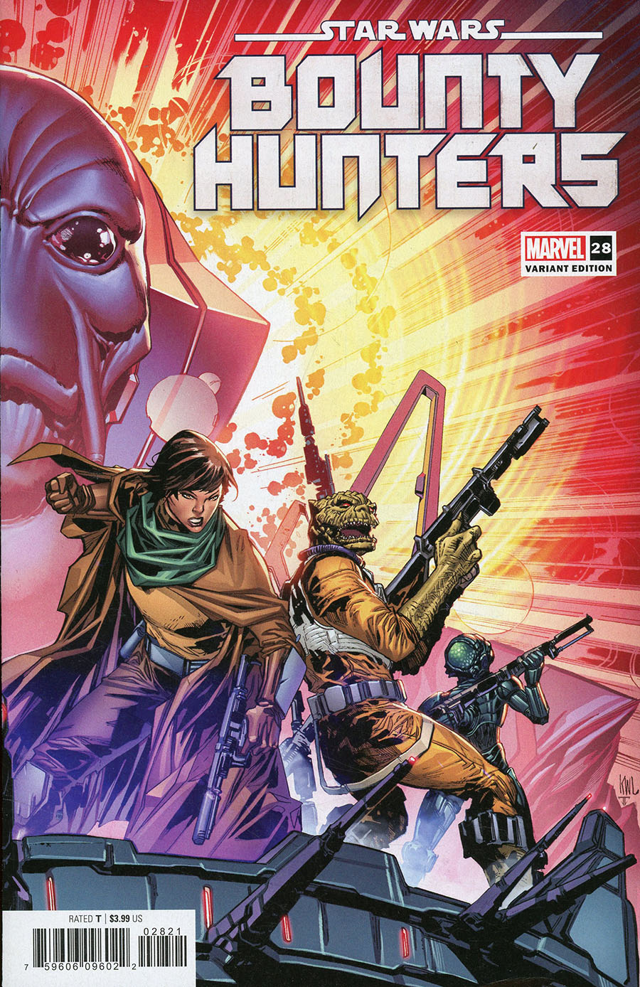 Star Wars Bounty Hunters #28 Cover C Variant Ken Lashley Connecting Cover