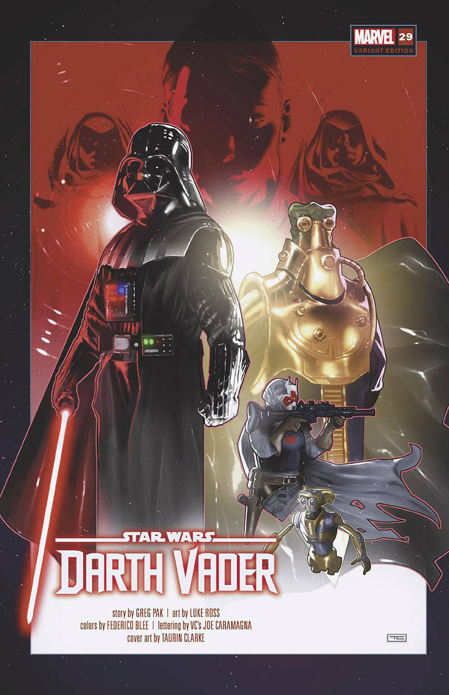 Star Wars Darth Vader #29 Cover B Variant Taurin Clarke Revelations Cover