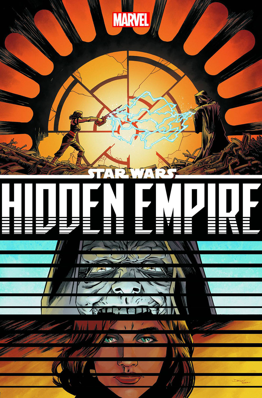 Star Wars Hidden Empire #1 Cover C Variant Declan Shalvey Battle Cover