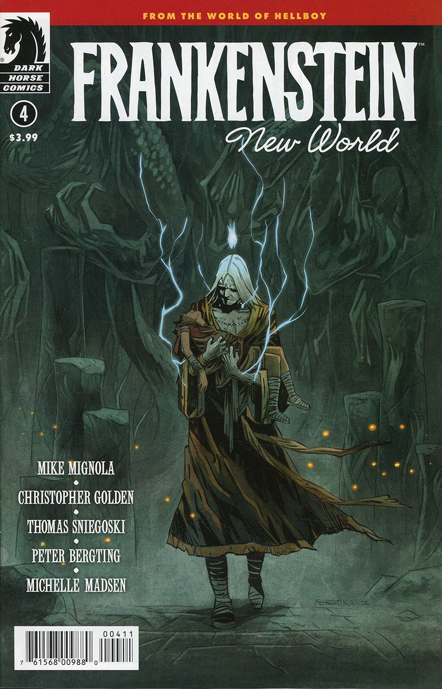 Frankenstein New World #4 Cover A Regular Peter Bergting Cover