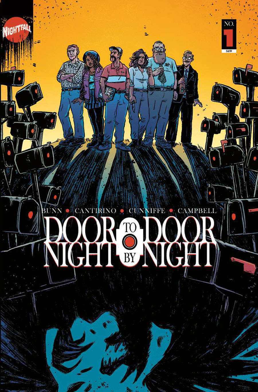 Door To Door Night By Night #1 Cover A Regular Sally Cantirino Cover