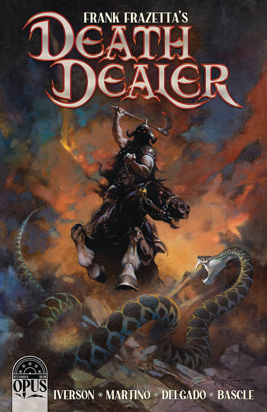 Frank Frazettas Death Dealer Vol 2 #7 Cover B Variant Frank Frazetta Cover