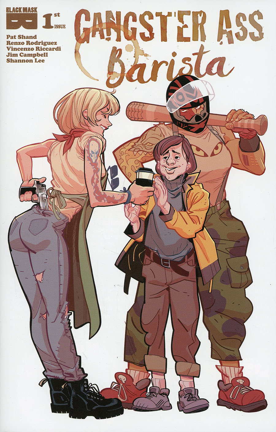 Gangster Ass Barista #1 Cover A Regular Conor Hughes & Fin Cramb Cover