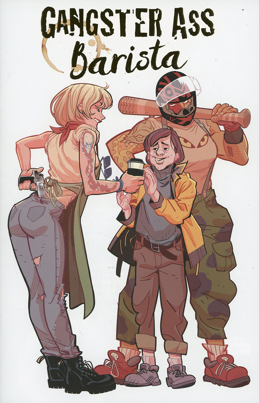 Gangster Ass Barista #1 Cover B Variant Conor Hughes & Fin Cramb Cover