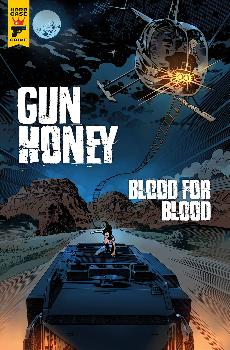 Hard Case Crime Gun Honey Blood For Blood #4 Cover D Variant Ang Hor Kheng Cover