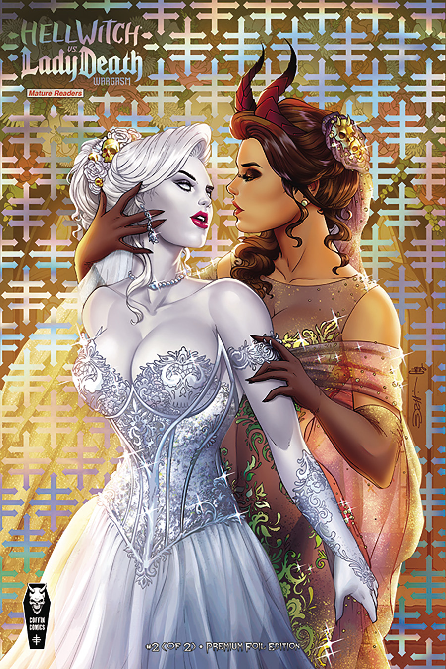 Hellwitch vs Lady Death Wargasm #2 Cover C Variant Sorah Suhng Premium Foil Cover