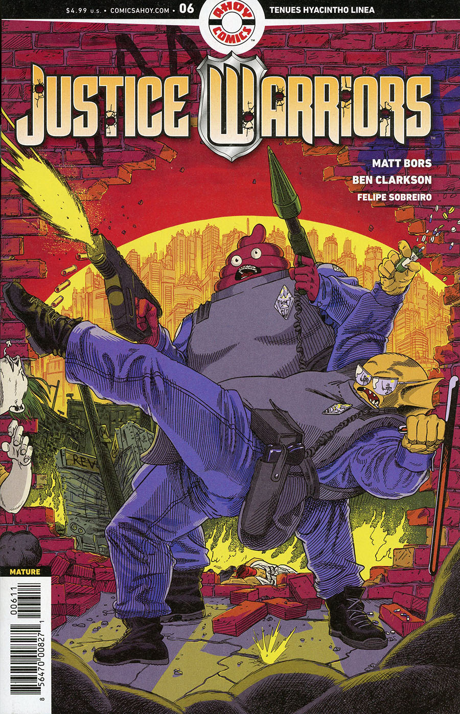 Justice Warriors #6 Cover A Regular Ben Clarkson Cover