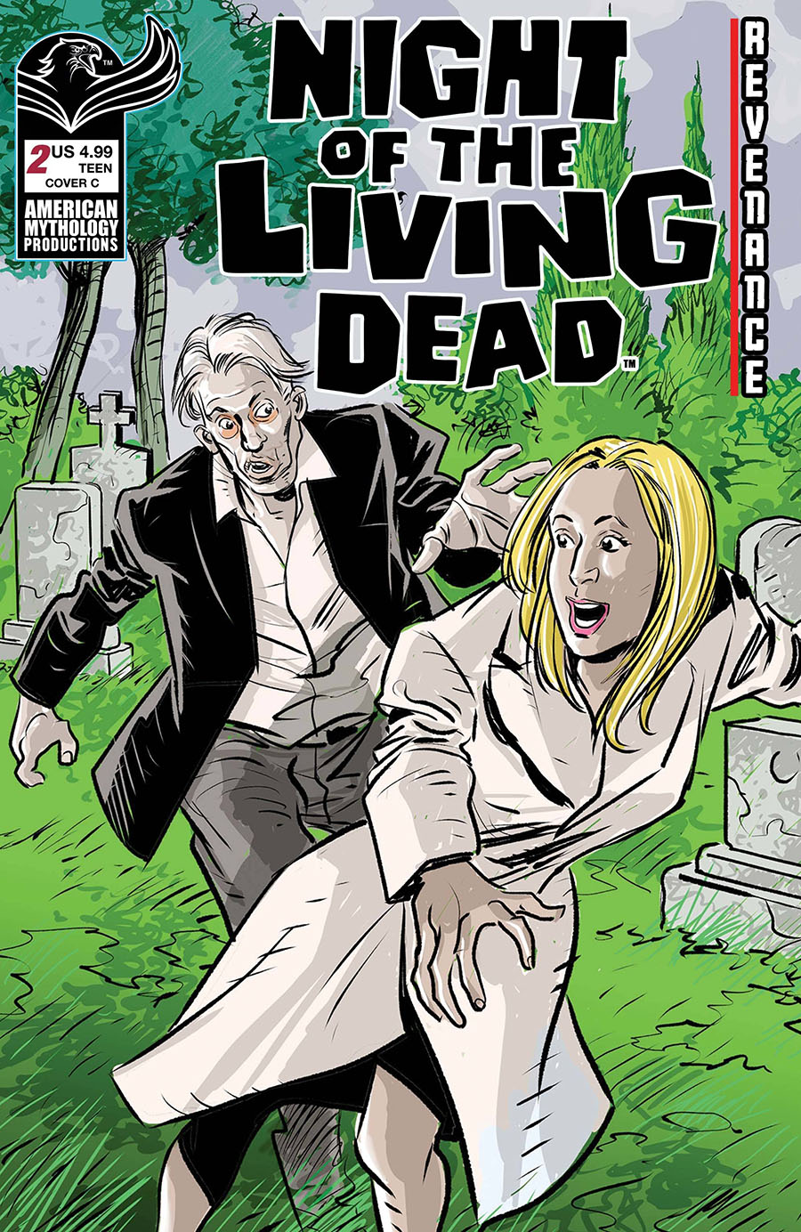 Night Of The Living Dead Revenance #2 Cover C Variant Giancarlo Caracuzo Classic Cover