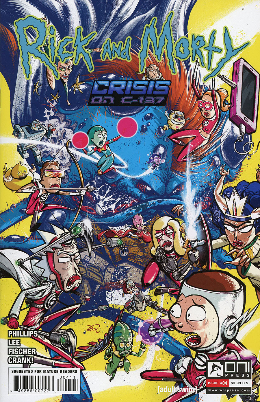 Rick And Morty Crisis On C-137 #4 Cover A Regular Ryan Lee Cover