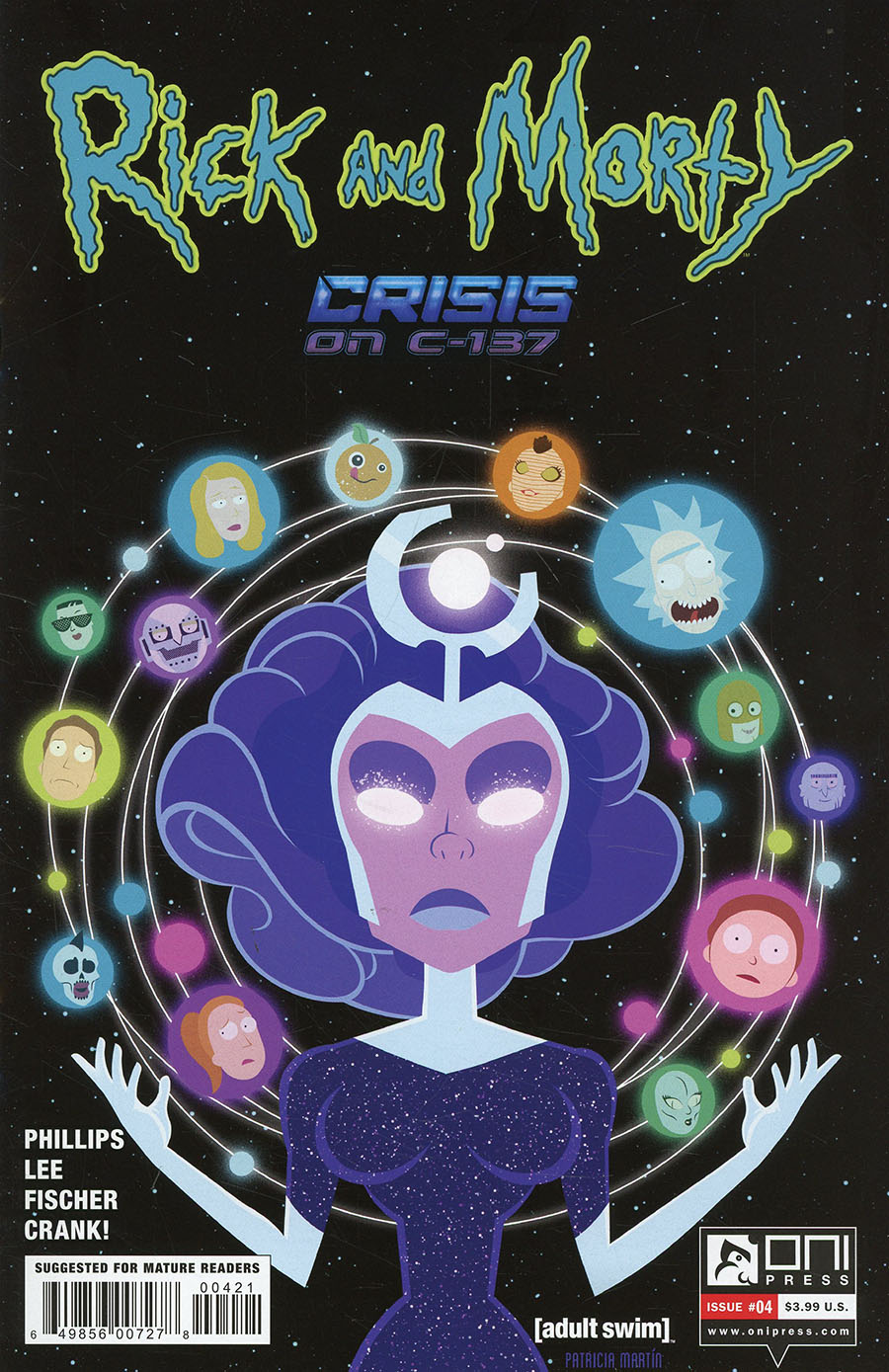 Rick And Morty Crisis On C-137 #4 Cover B Variant Patricia Martin Samaniego Cover