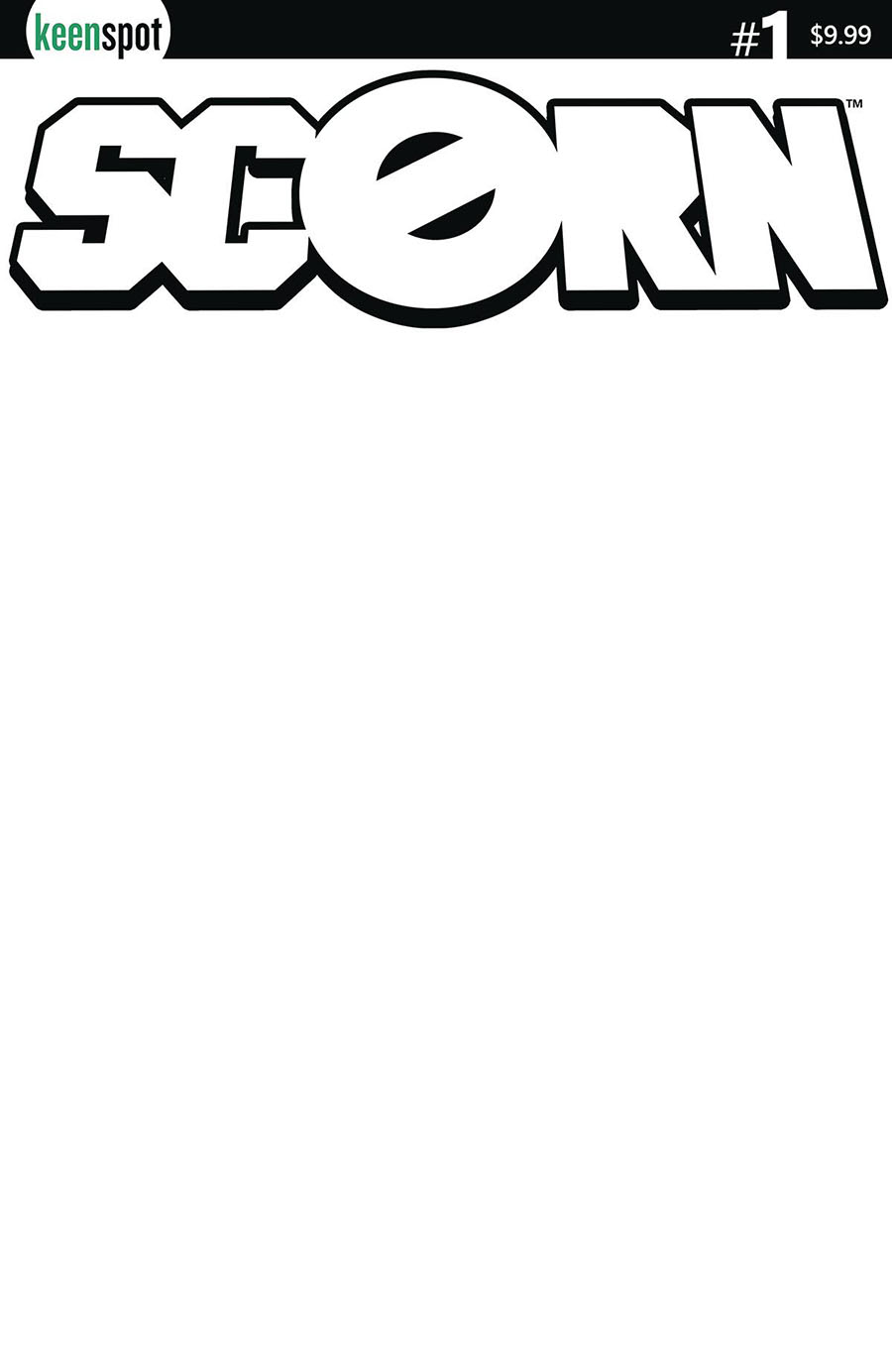 Scorn #1 Cover G Variant Blank Cover