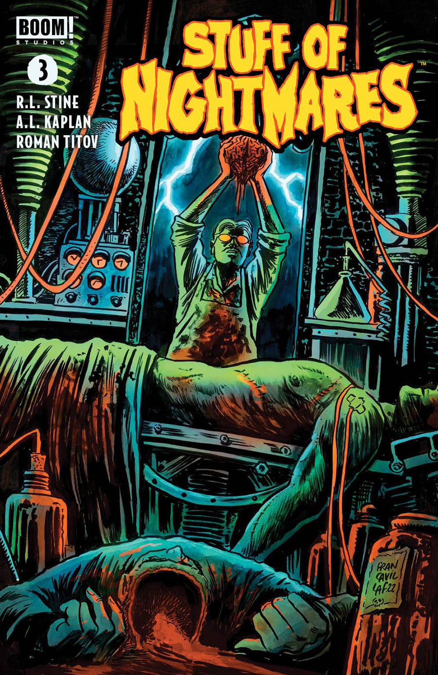 Stuff Of Nightmares #3 Cover A Regular Francesco Francavilla Cover