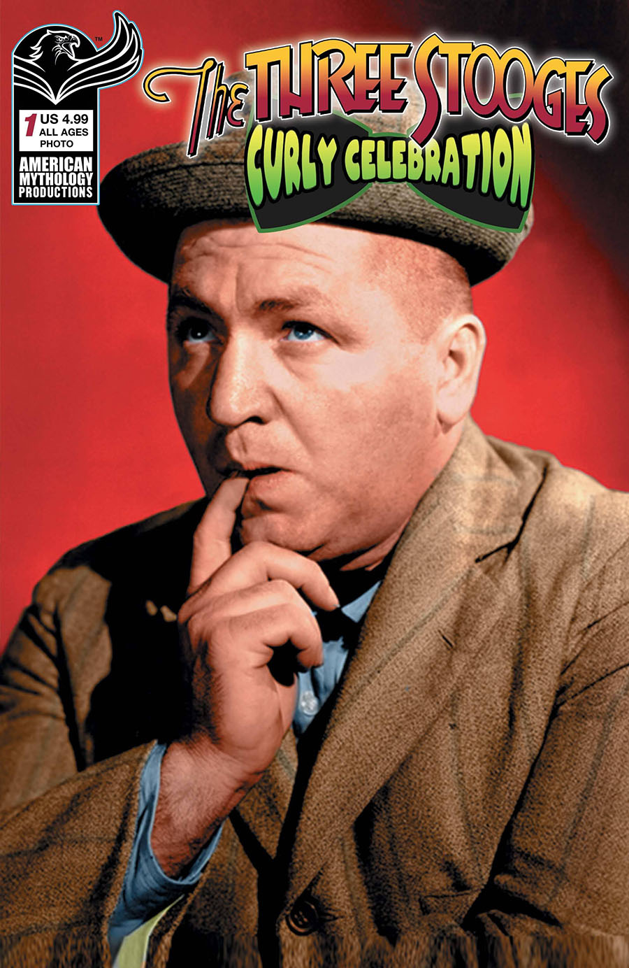 Three Stooges Curly Celebration #1 (One Shot) Cover B Variant Color Photo Cover
