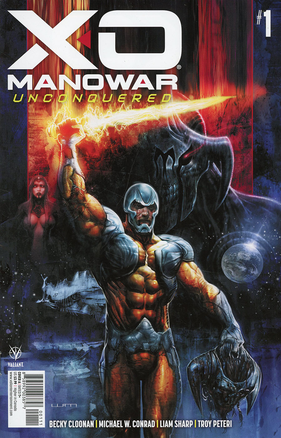 X-O Manowar Unconquered #1 Cover A Regular Liam Sharp Cover