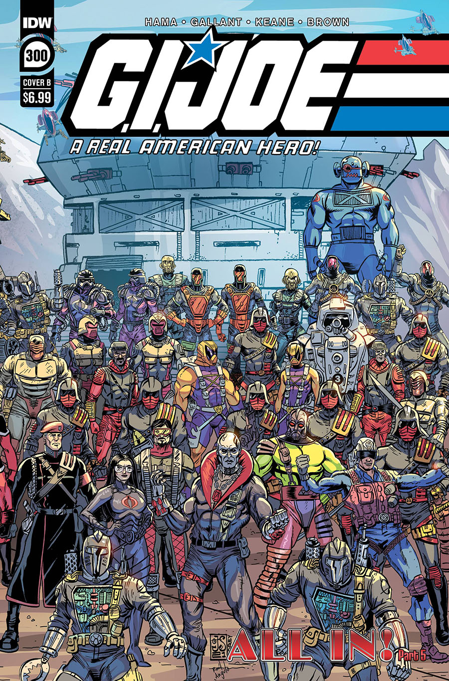 GI Joe A Real American Hero #300 Cover B Variant Jamie Sullivan Cover