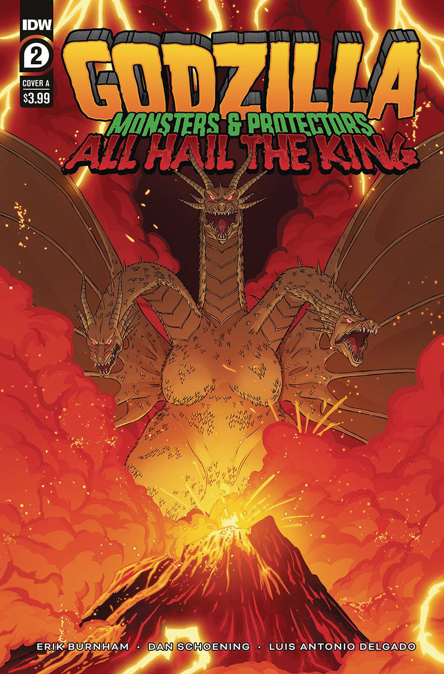 Godzilla Monsters & Protectors All Hail The King #2 Cover A Regular Dan Schoening Cover