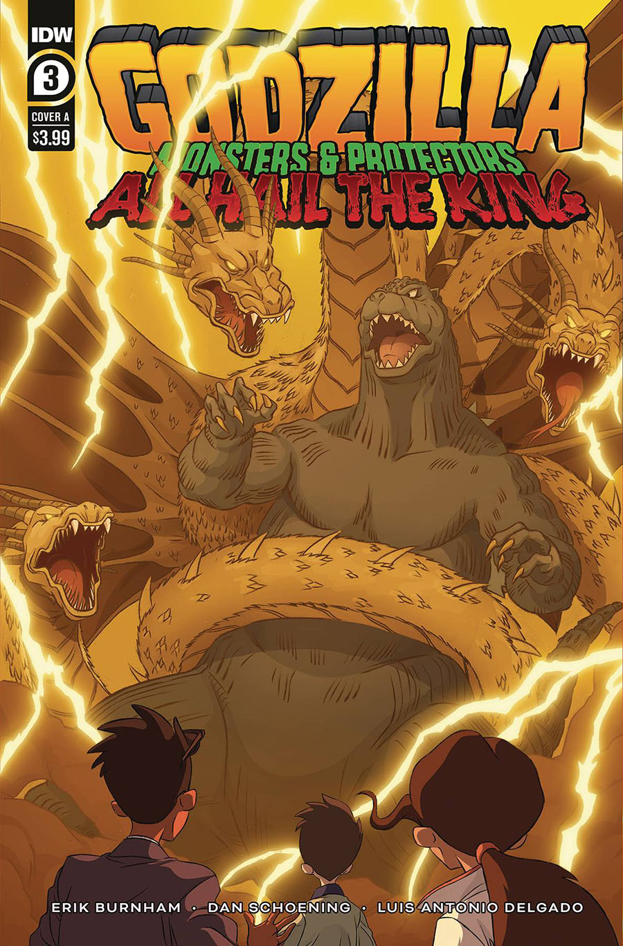 Godzilla Monsters & Protectors All Hail The King #3 Cover A Regular Dan Schoening Cover