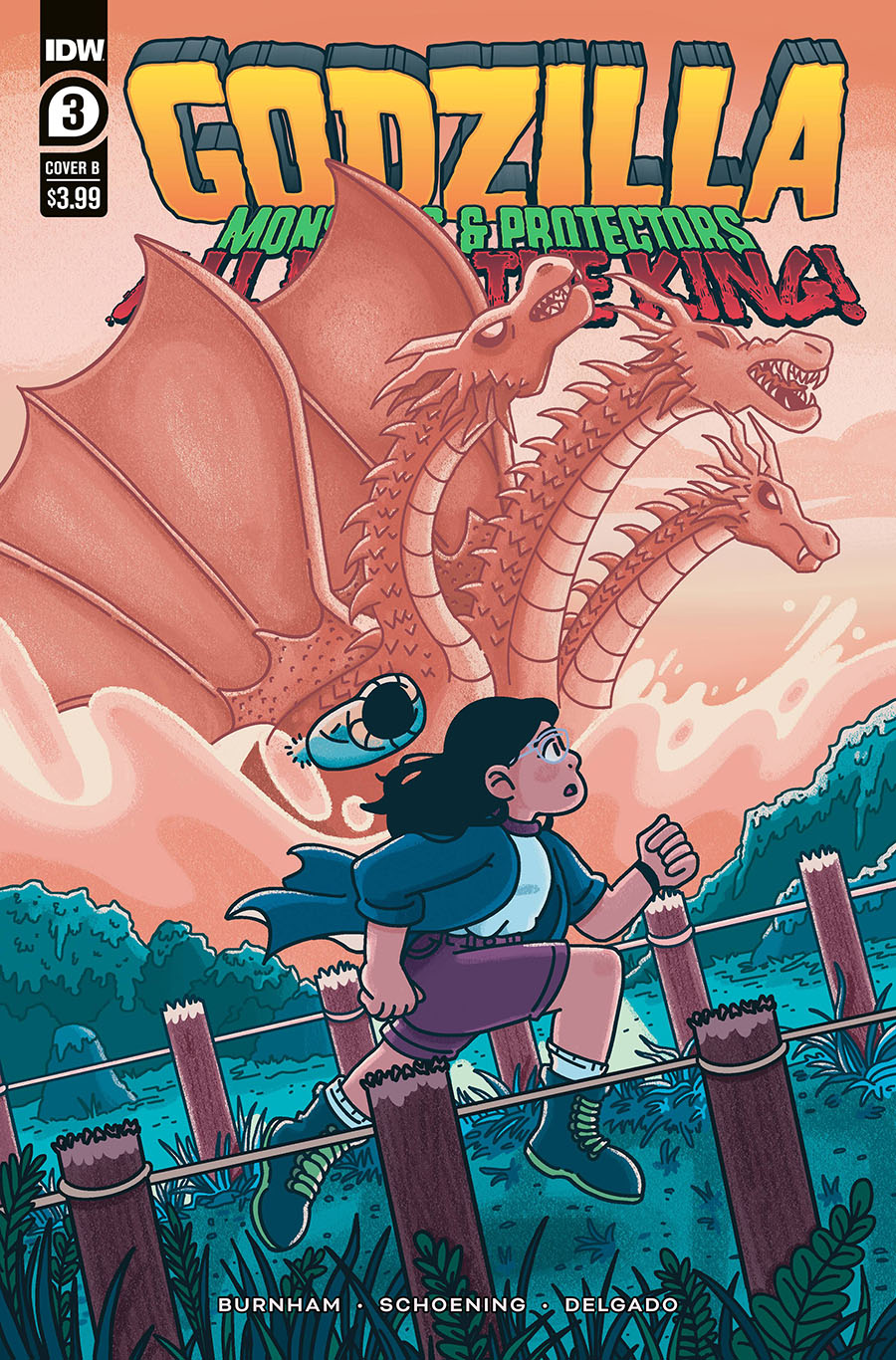 Godzilla Monsters & Protectors All Hail The King #3 Cover B Variant Andrea Bell Cover