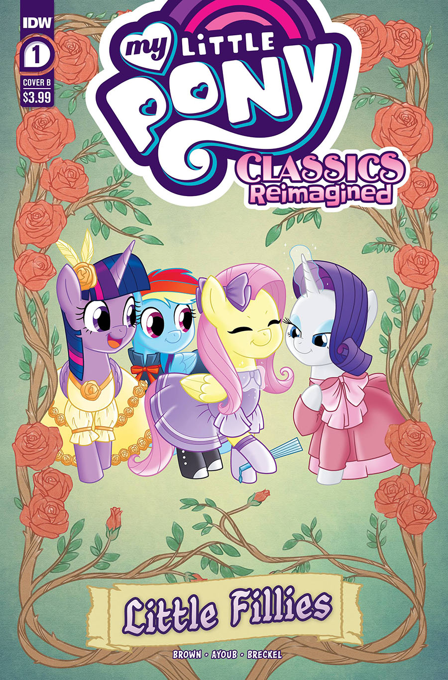 My Little Pony Classics Reimagined Little Fillies #1 Cover B Variant Agnes Garbowska Cover