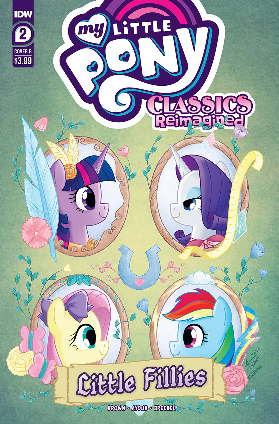 My Little Pony Classics Reimagined Little Fillies #2 Cover B Variant Agnes Garbowska Cover
