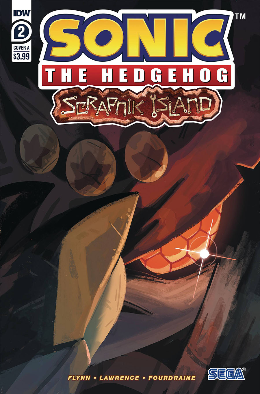 Sonic The Hedgehog Scrapnik Island #2 Cover A Regular Nathalie Fourdraine Cover