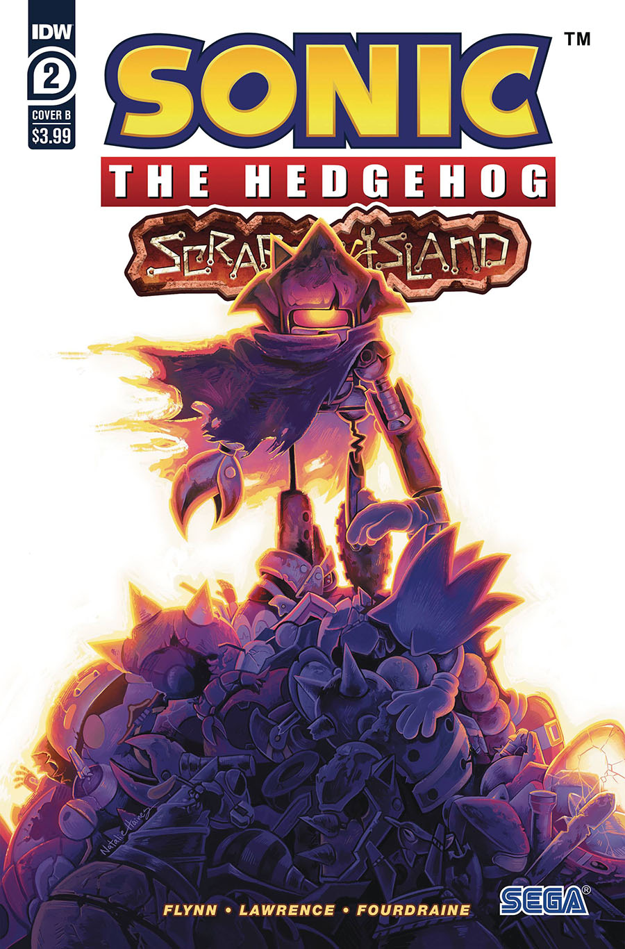 Sonic The Hedgehog Scrapnik Island #2 Cover B Variant Natalie Haines Cover